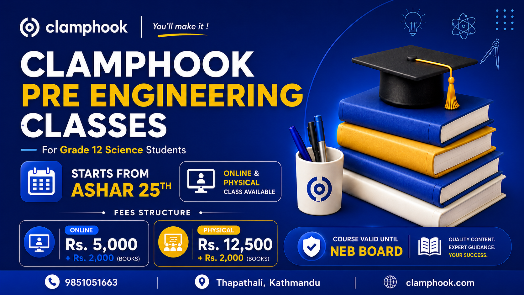 Clamphook: Pre Engineering 2083 (Grade XII) Online